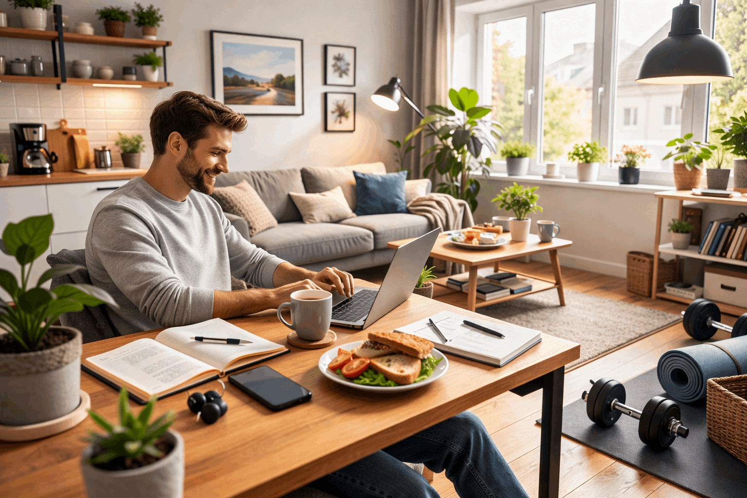 Cómo ahorrar dinero trabajando desde casa sin comprometer tu estilo de vida